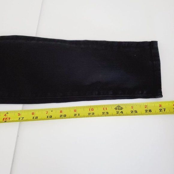 FRAME Le Skinny de  Jeanne Black Distressed Modern Skinny Jeans - Picture 10 of 10